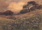 Landscape with Field of Iris unknow artist